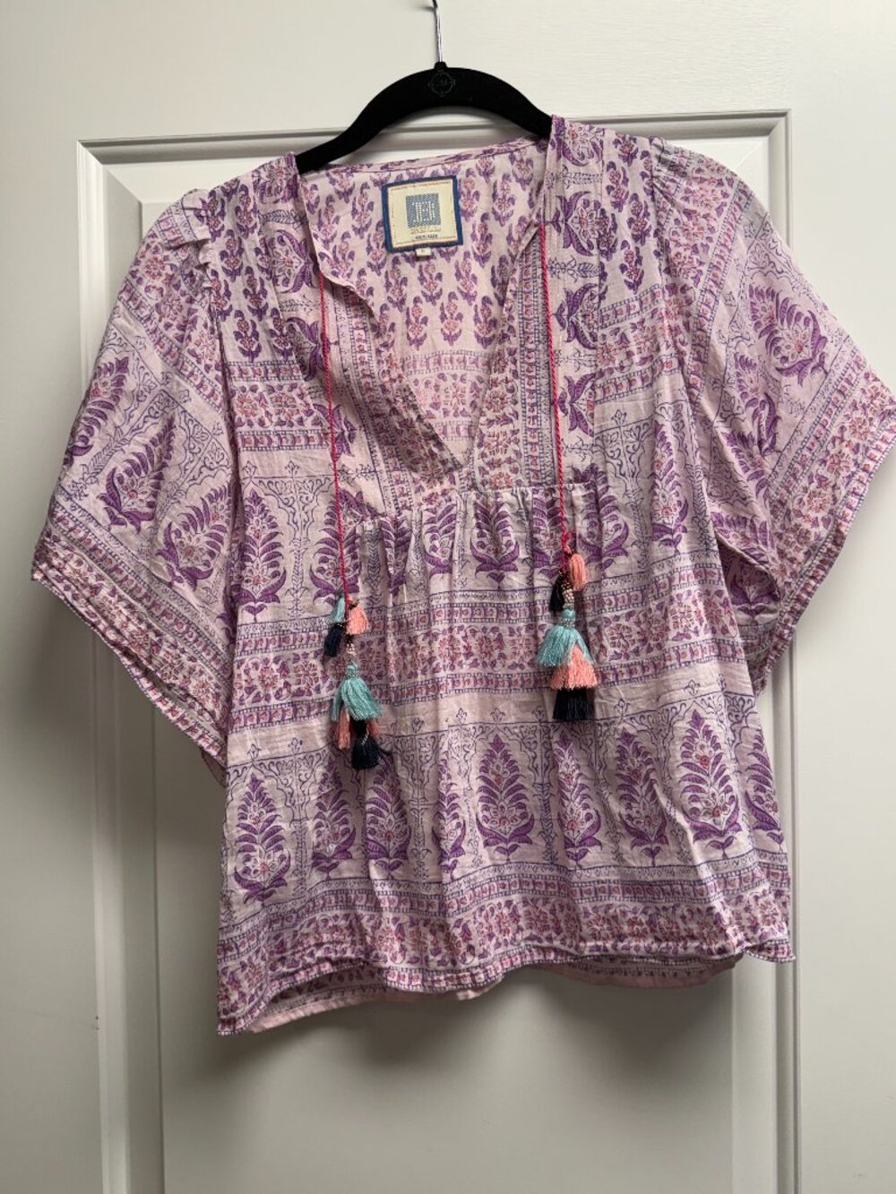 Bell By Alicia Bell Angel Top Blouse Pink Size S
